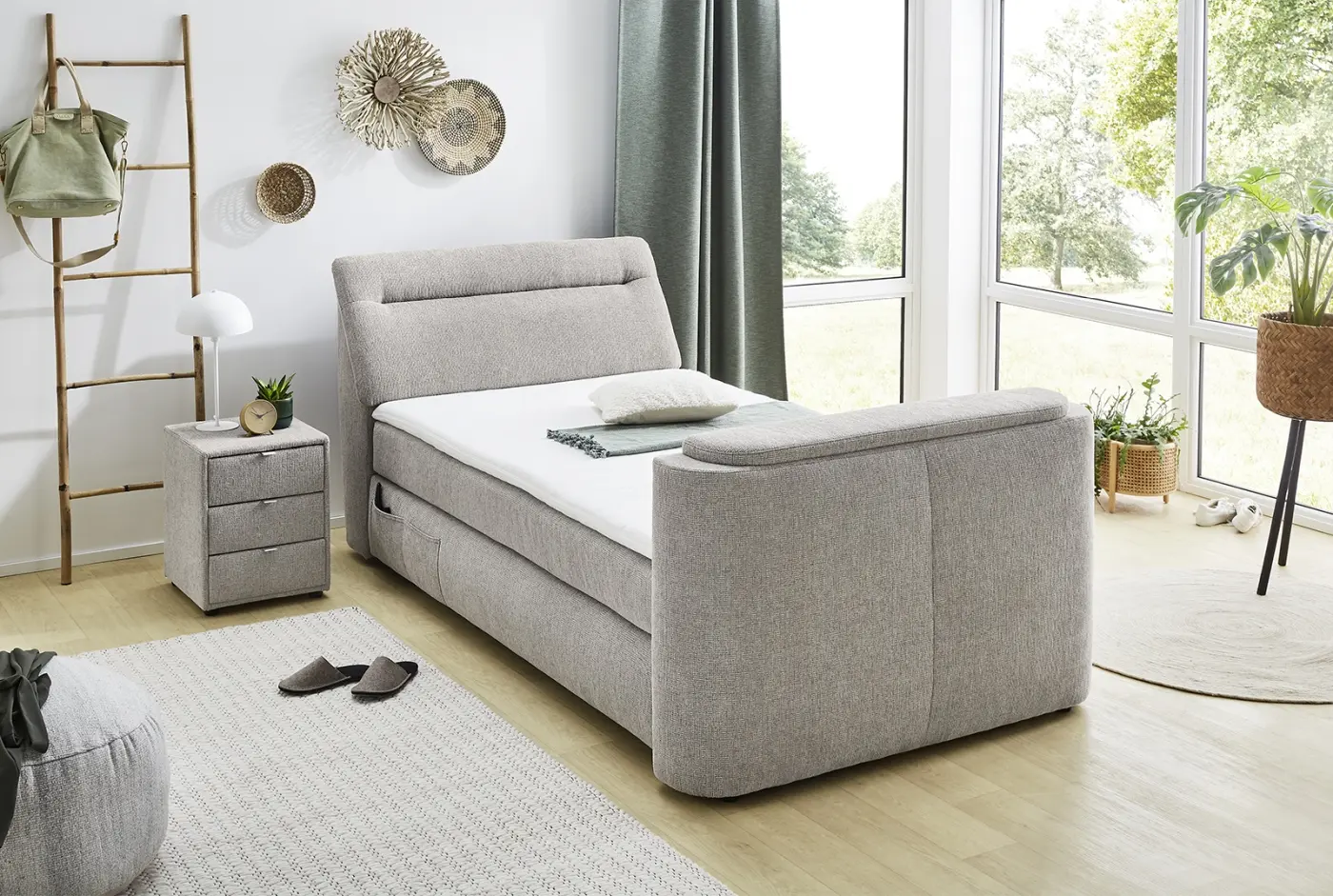 Boxspringbett Curve inkl. TV-Lift