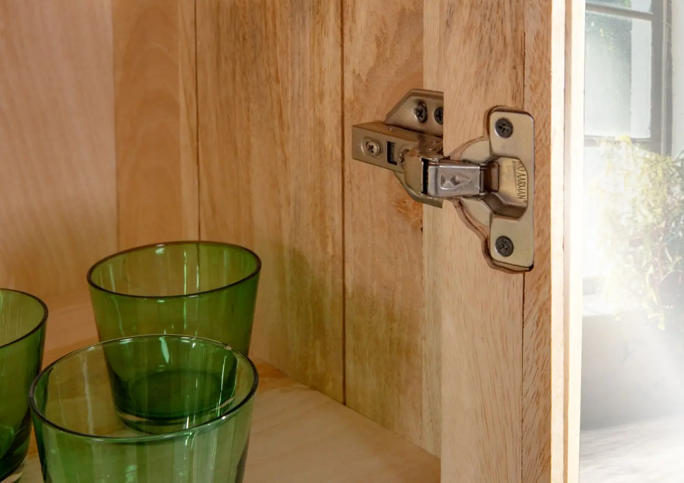 Highboard Kata Mango massiv/weiß
