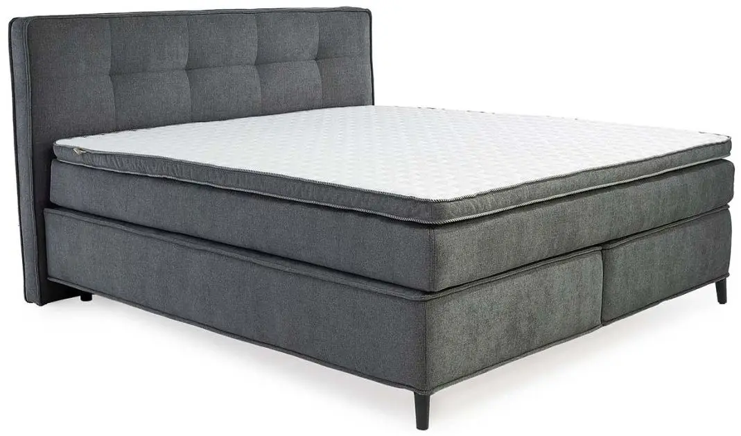 Boxspringbett Capello Max dunkelgrau 180 x 200 