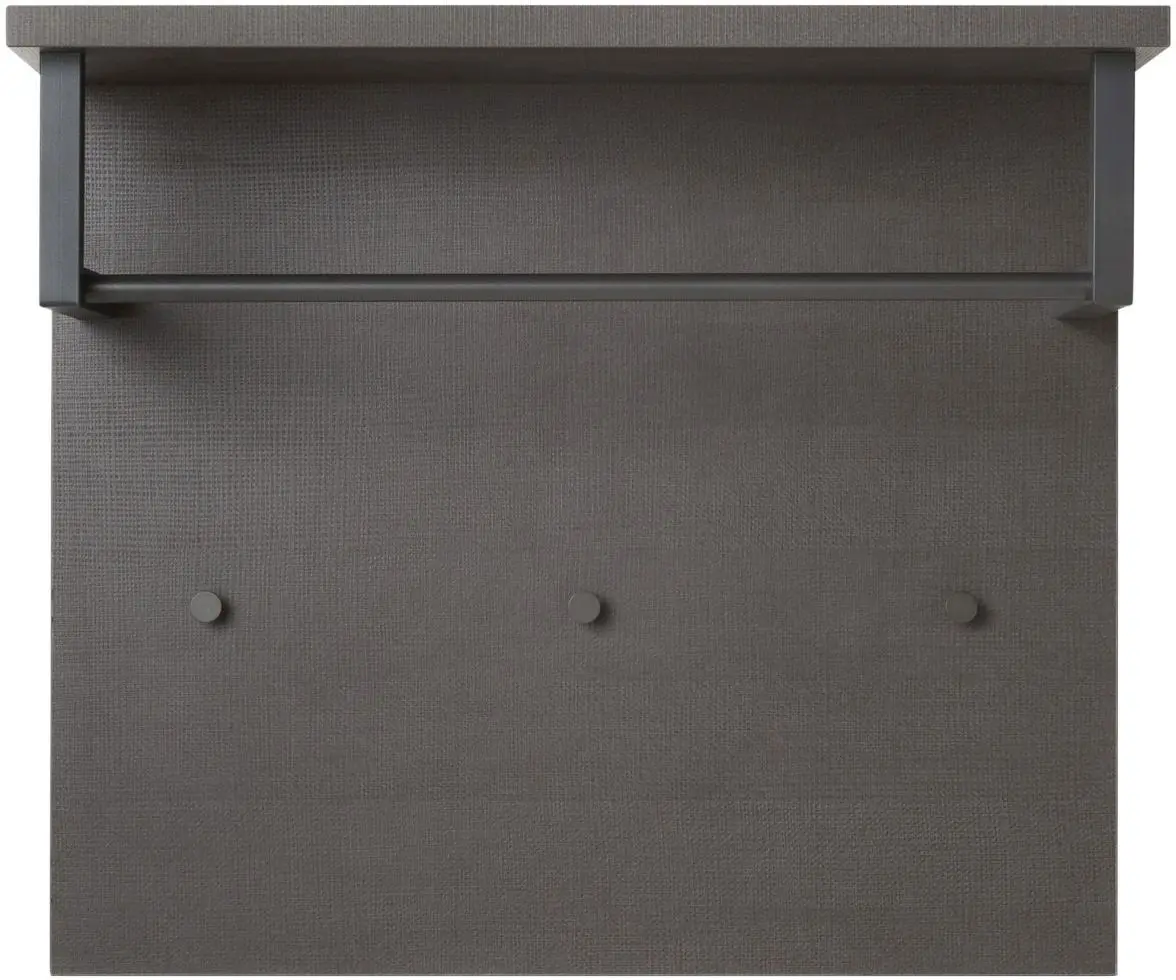 Garderobenpaneel Segno steingrau