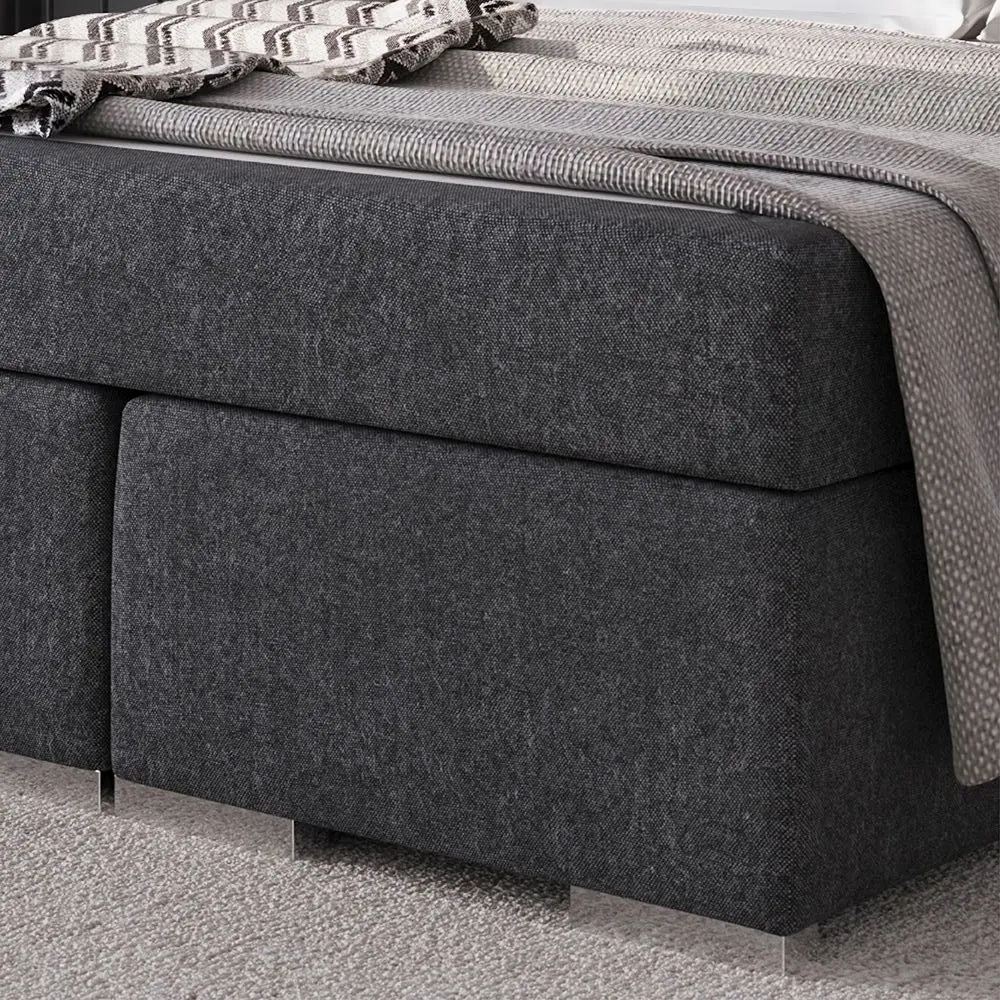 Boxspringbett One 140 x 200 cm anthrazit