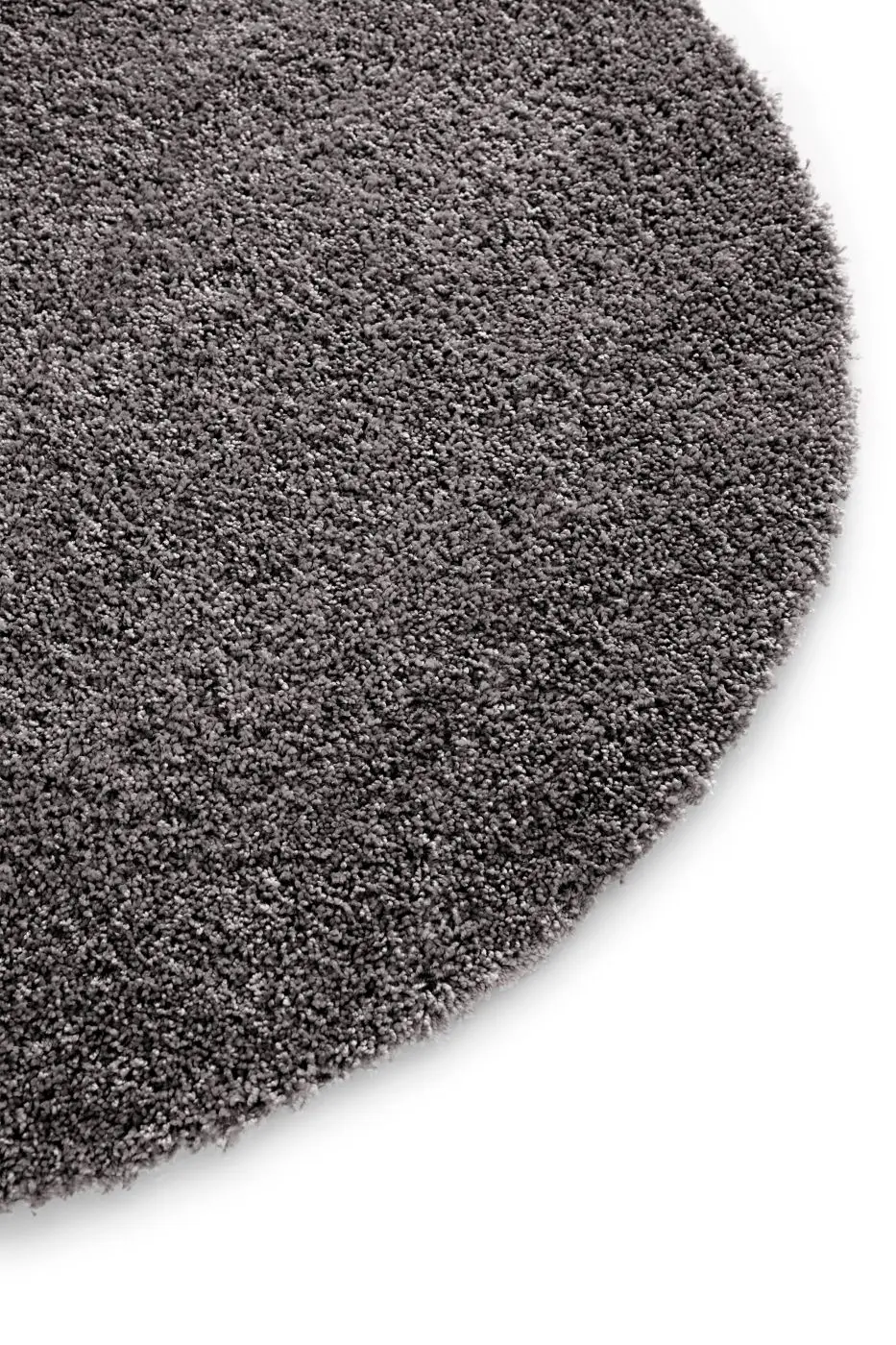 Teppich Dolce 160 x 160 cm rund grau