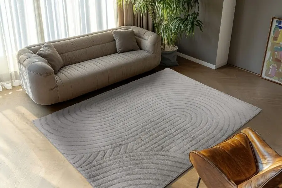 Teppich Comfort 200 x 290 cm silber