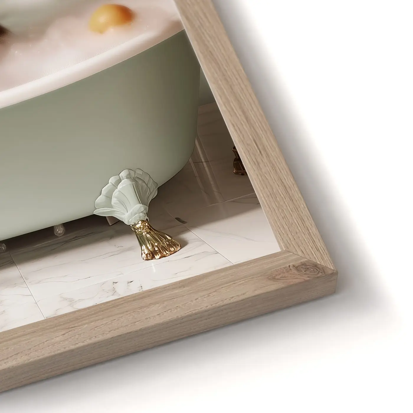 Bild gerahmt Caby bath 30 x 40 cm 