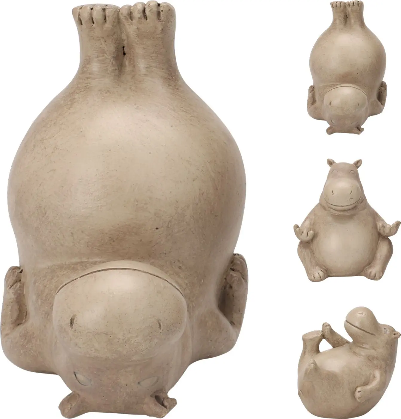 Dekofigur Hippo Yoga