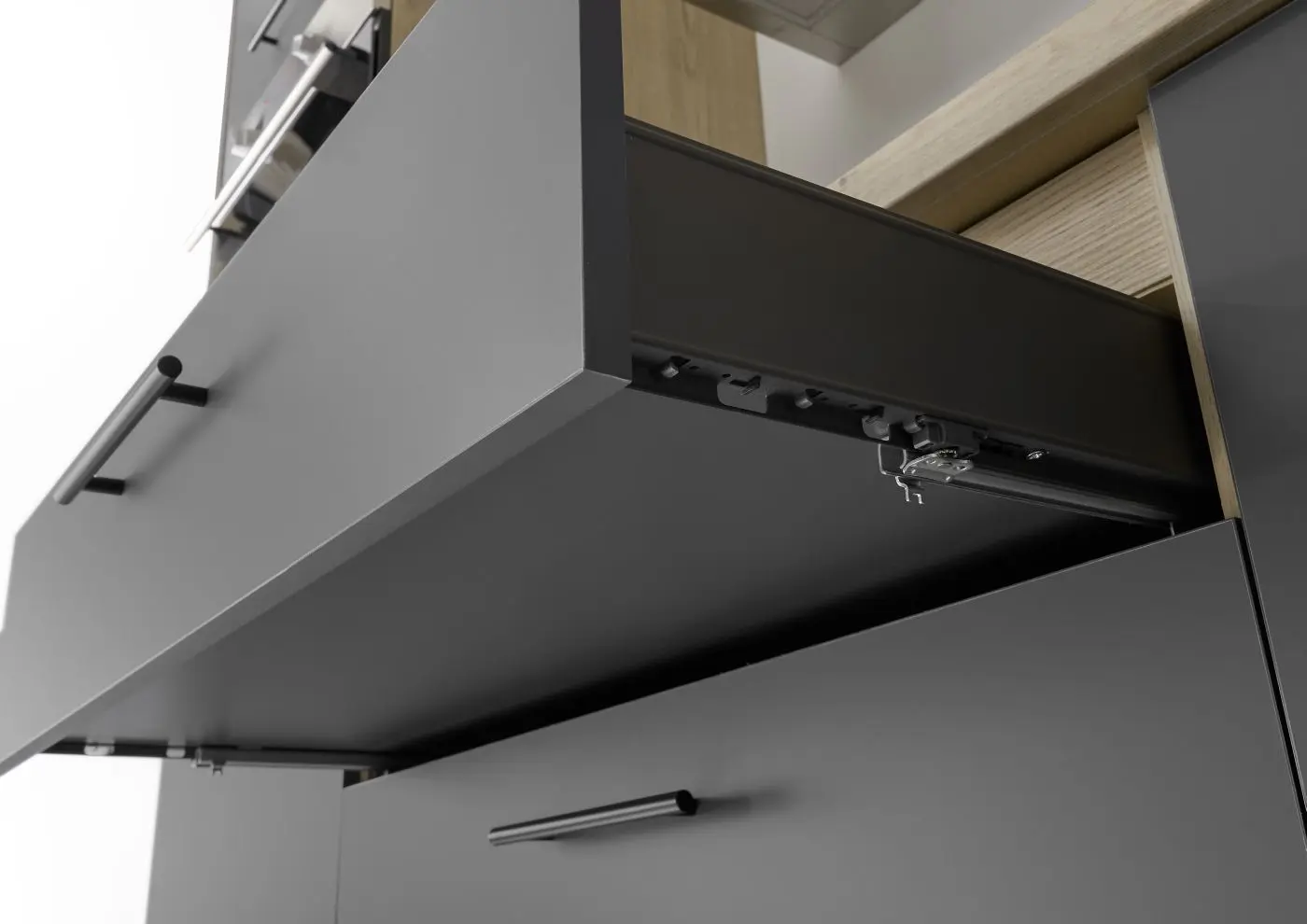 KüchenblockLandau anthrazit/Cremona Eiche mit E-Geräten KüchenblockLandau anthrazit/Cremona Eiche mit E-Geräten