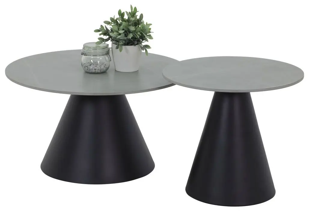 Couchtisch-Set Dustin grau