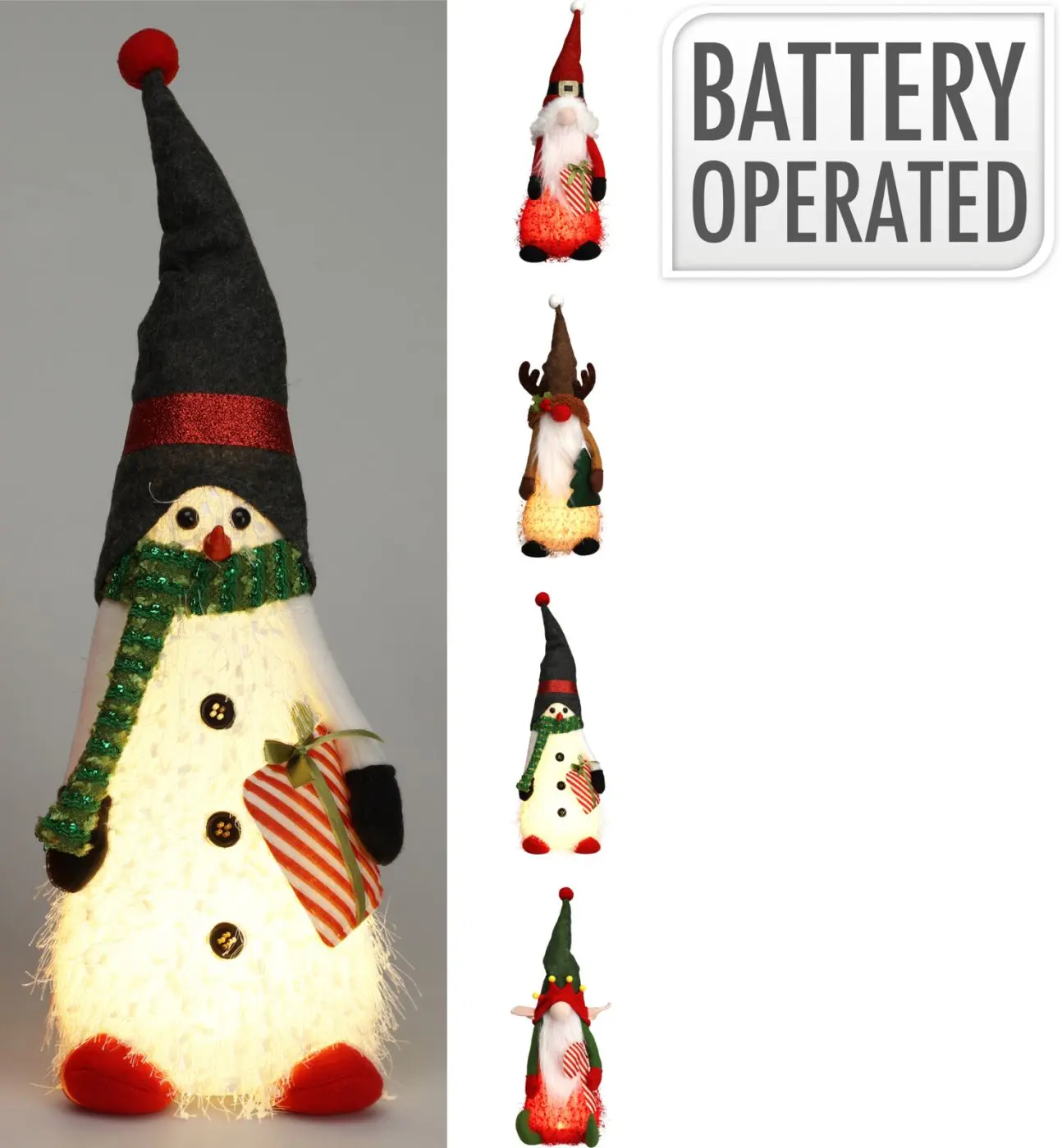 Weihnachtsfigur mit Licht