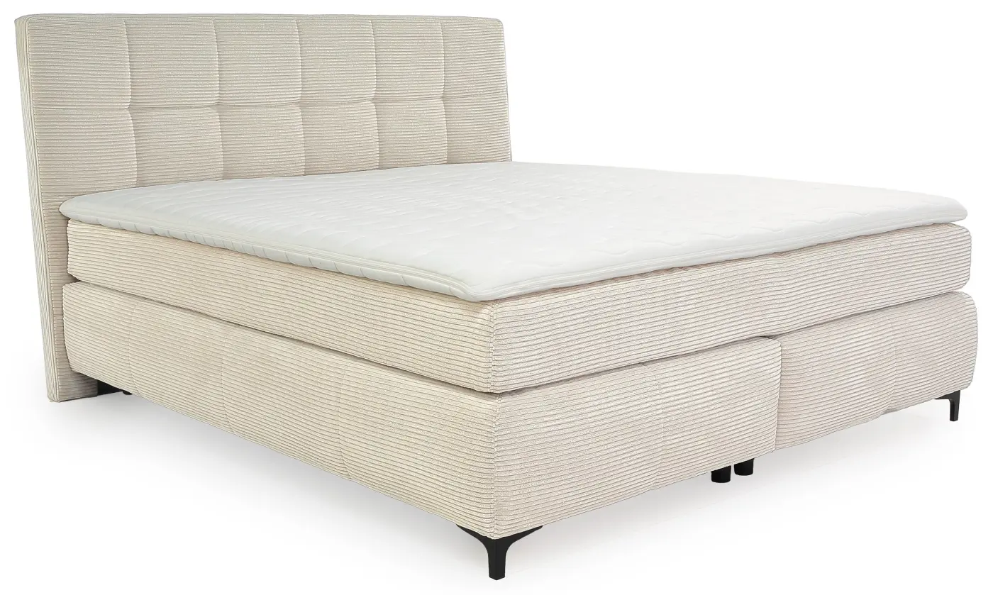Boxspringbett Beatrice Max 180 x 200 cm beige Boxspringbett Beatrice Max 180 x 200 cm beige