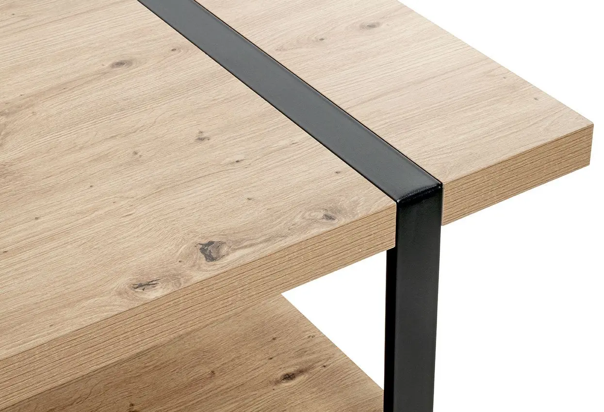 Couchtisch Saragossa Artisan Eiche/schwarz
