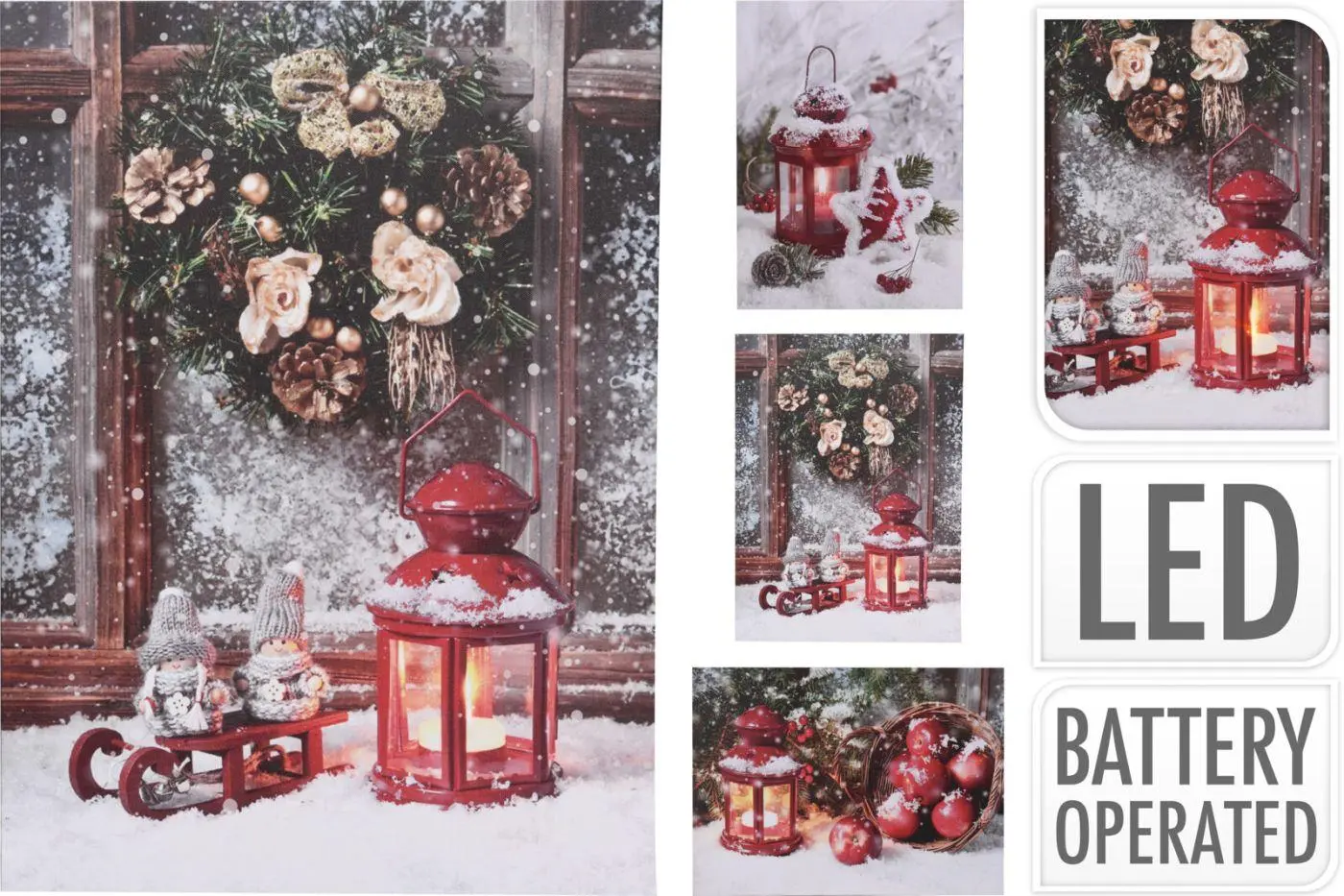 LED-Bild Wintermotiv