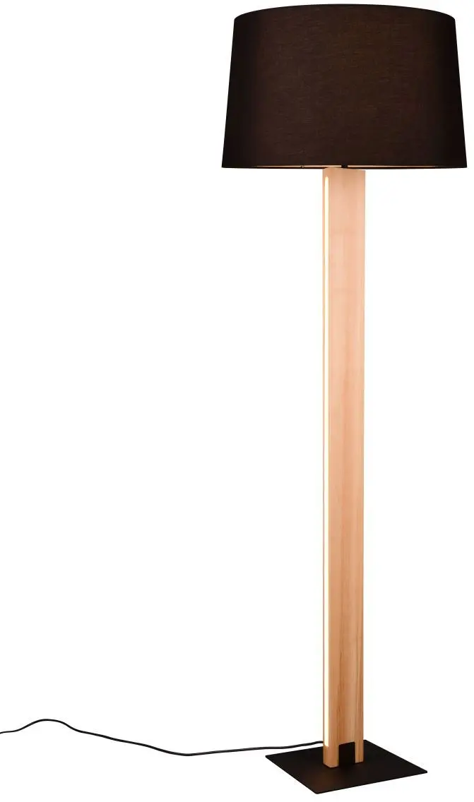 Stehleuchte Rahul 150 x 48 cm schwarz