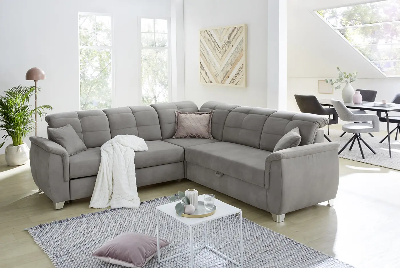Wohnlandschaft Udine taupe