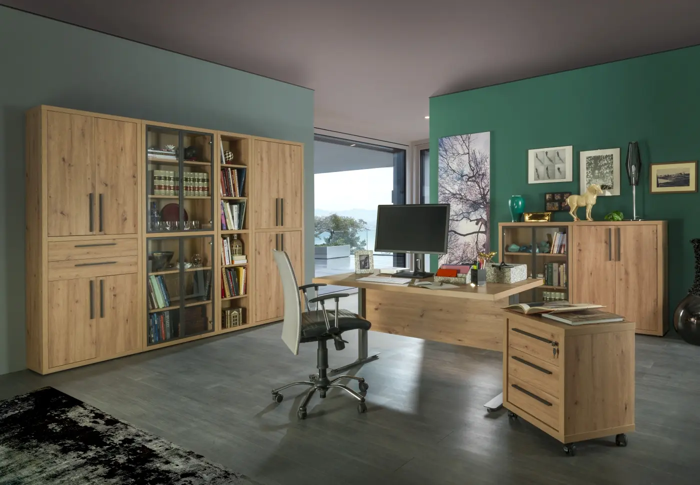 Schreibtisch Rilega Artisan Eiche