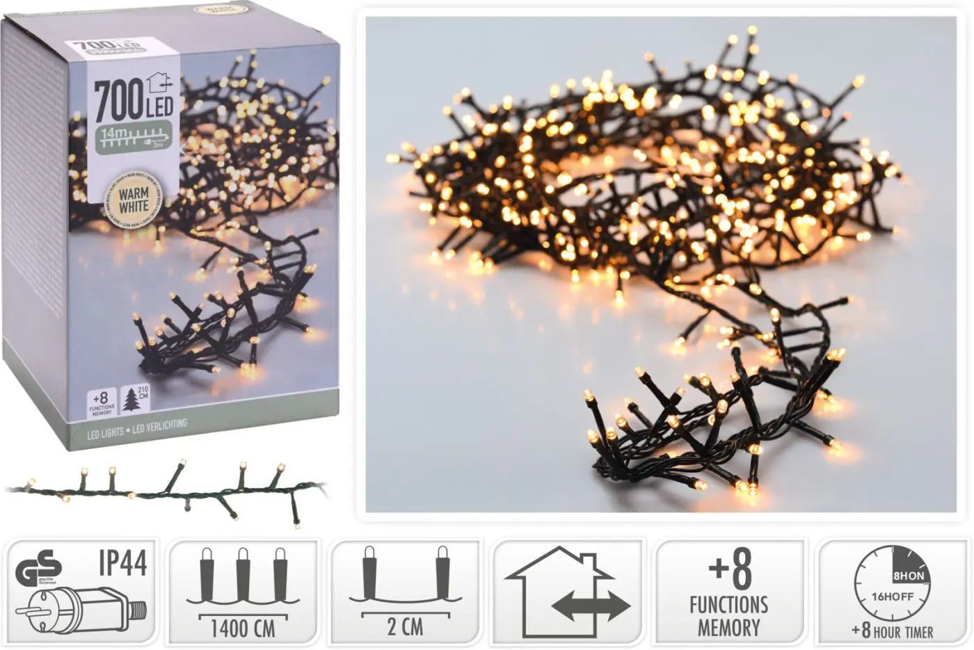 LED Lichterkette 700 LEDs