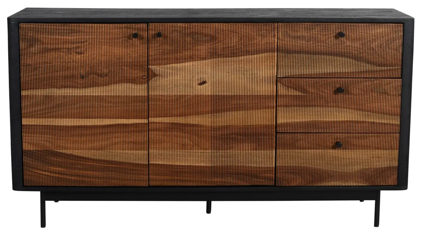 Sideboard Curry 2-türig Akazie massiv