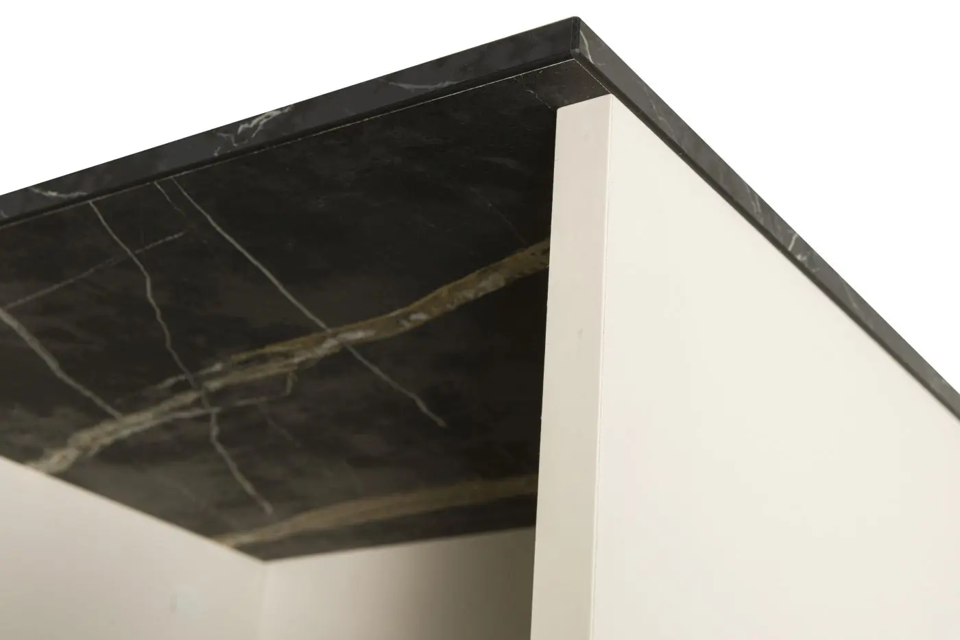 Hochschrank Promessa cashmere/Sahara Marmor