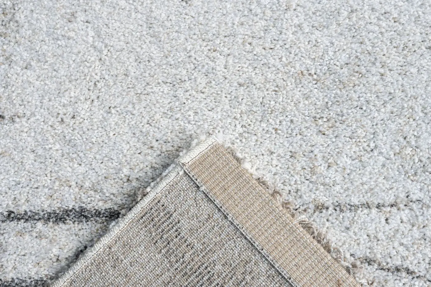 Teppich Mehari 160 x 230 cm weiß, braun, grau