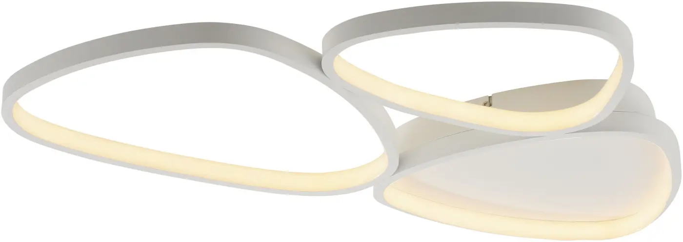 LED-Deckenleuchte Pepples weiß