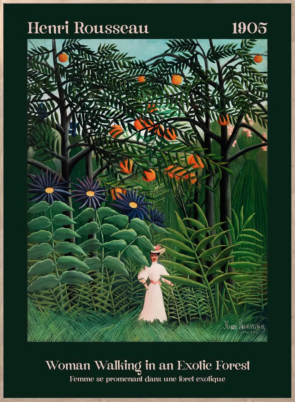 Bild gerahmt Exotic Forest 50 x 70 cm