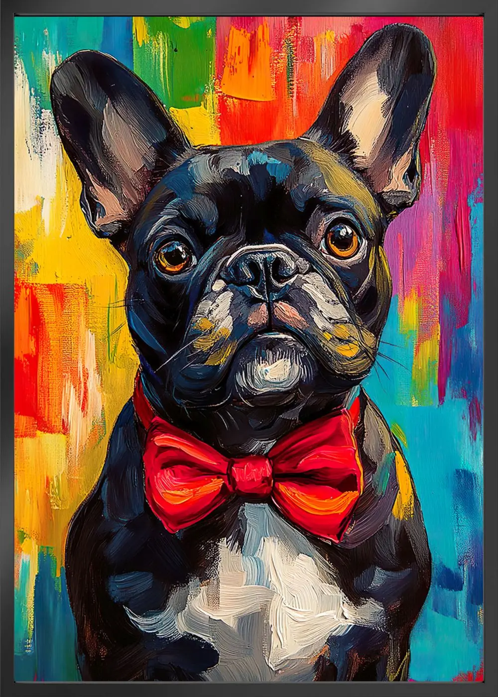 Bild gerahmt Bobby 50 x 70 cm