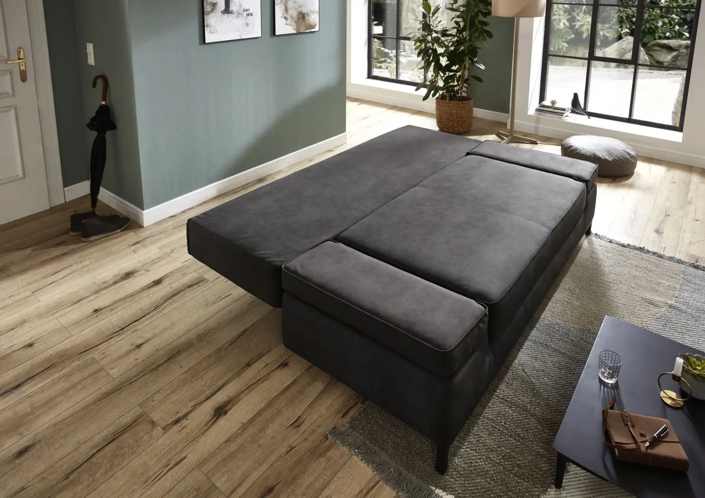 Schlafsofa Jarny anthrazit