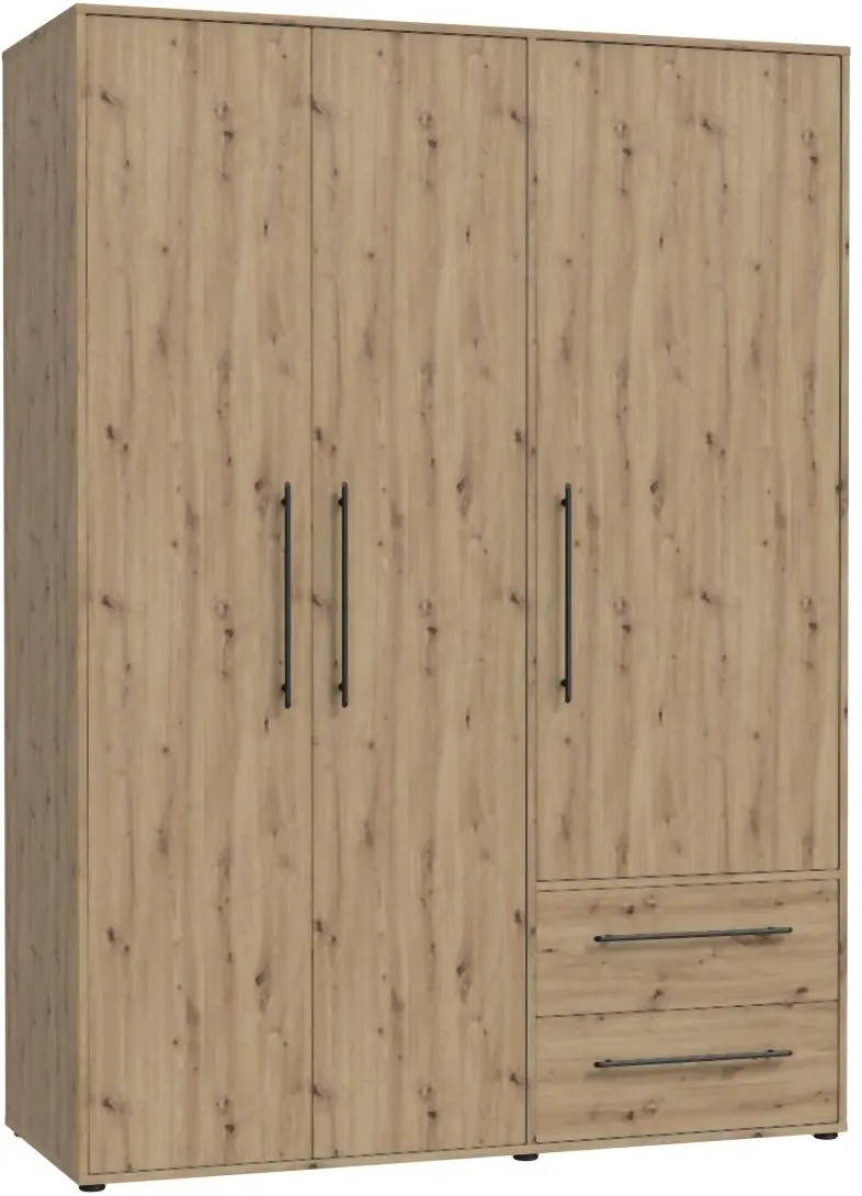 Drehtürenschrank Mokkaris 3-türig