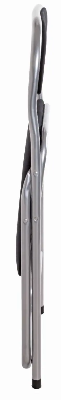 Klappstuhl Niklas schwarz/alufarben