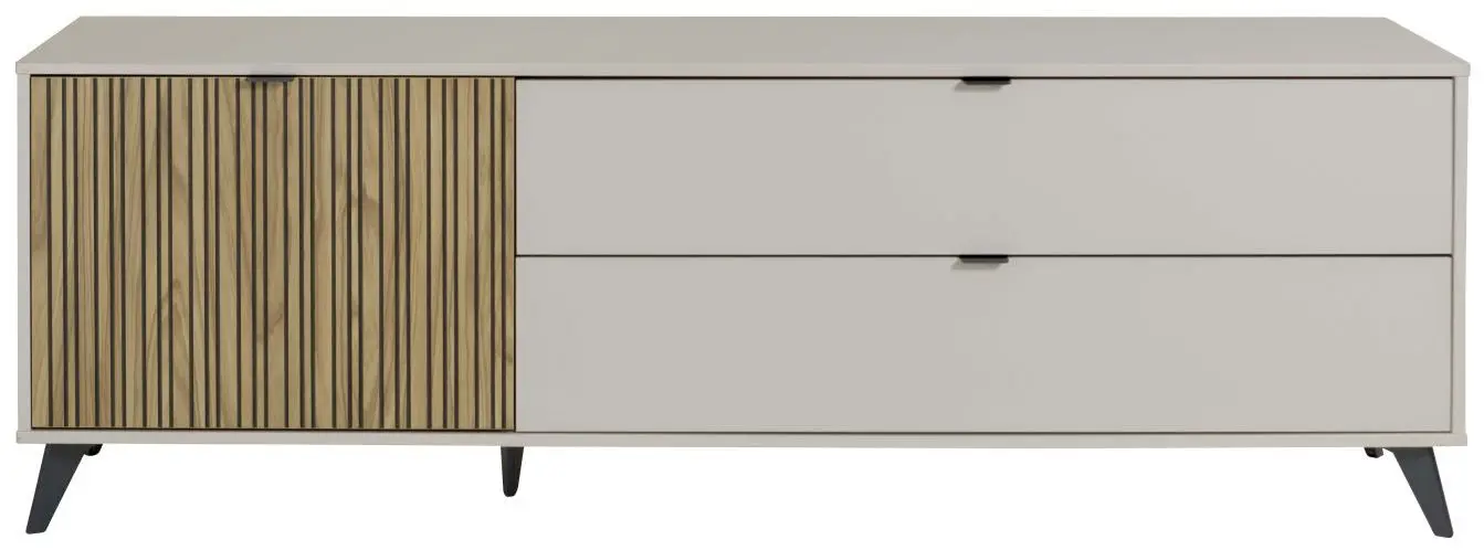 TV-Lowboard Ilago cashmere/strippedwood