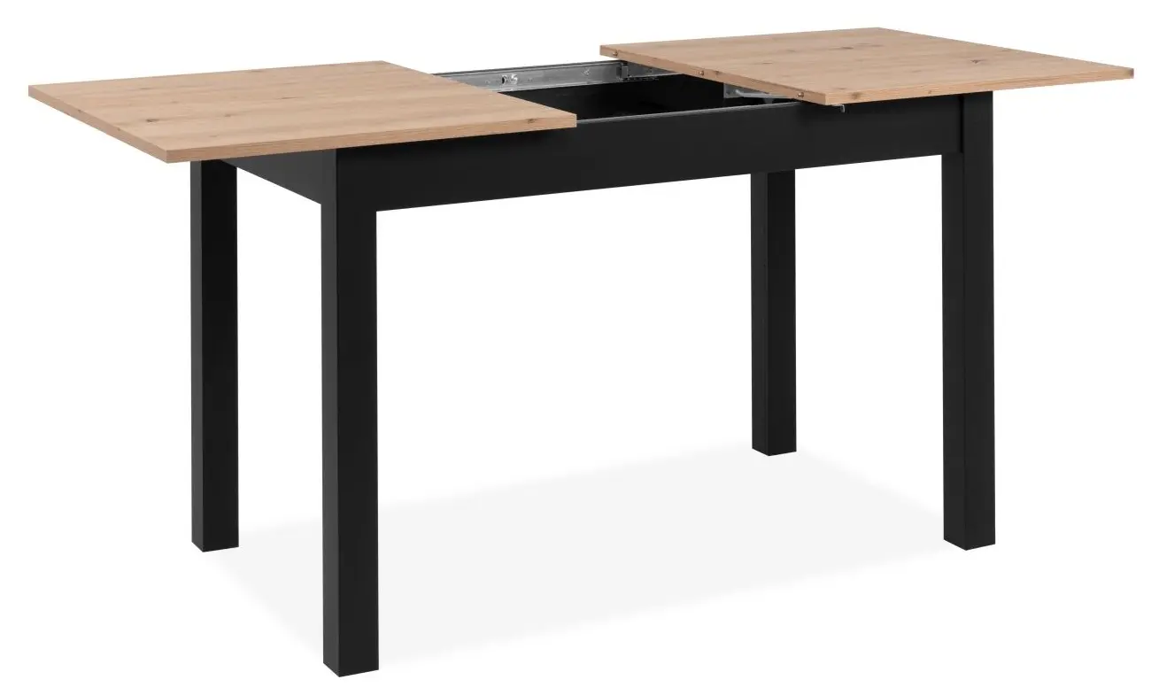 Esstisch Coburg ausziehbar Artisan Eiche / schwarz