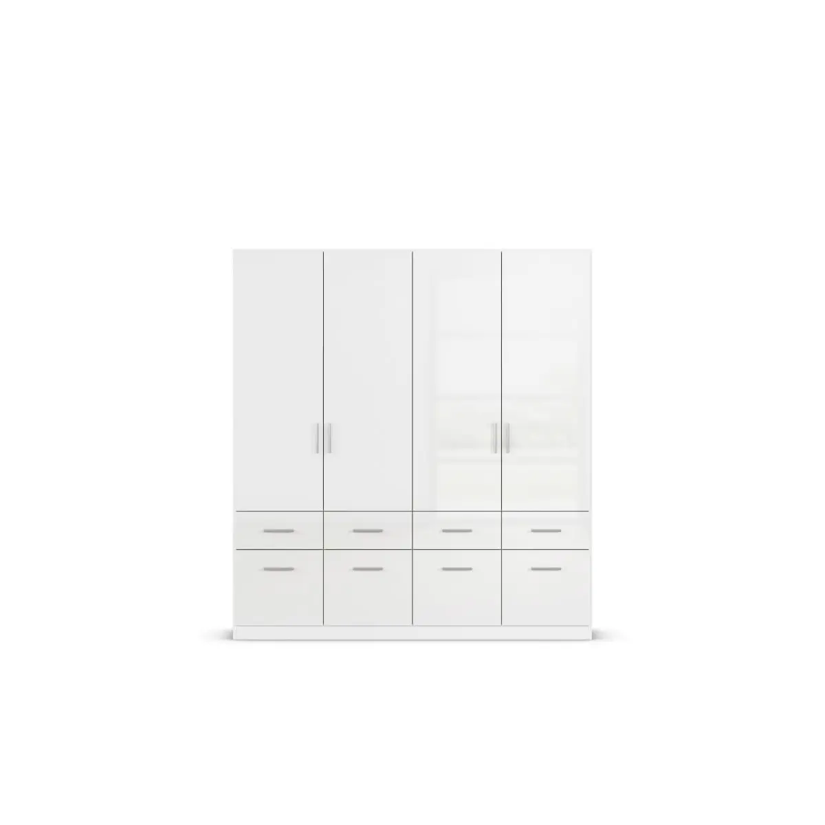 Drehtürenschrank Celle 4-türig weiß Drehtürenschrank Celle 4-türig weiß