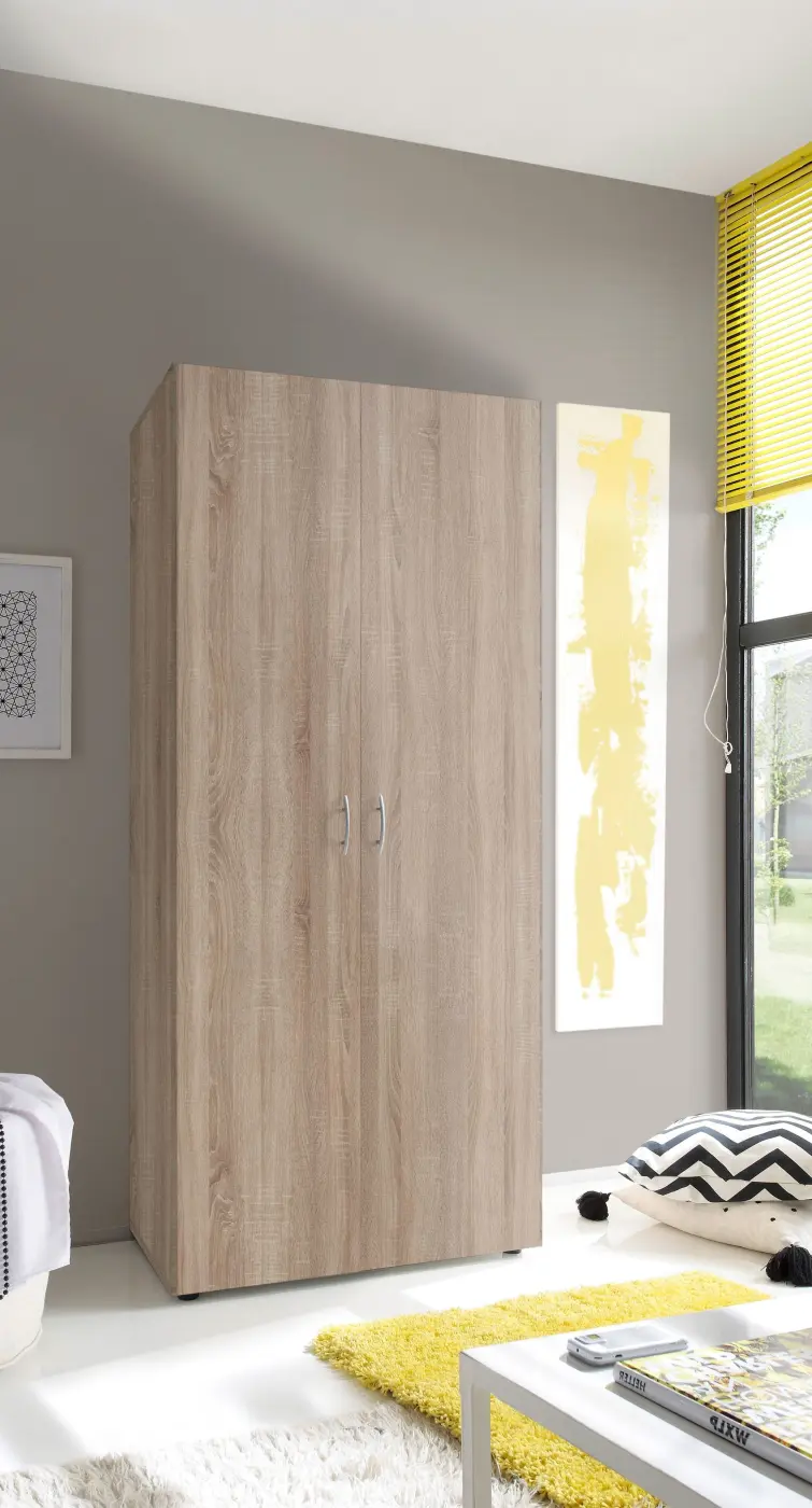 Drehtürenschrank Base 2-türig Sonoma Eiche