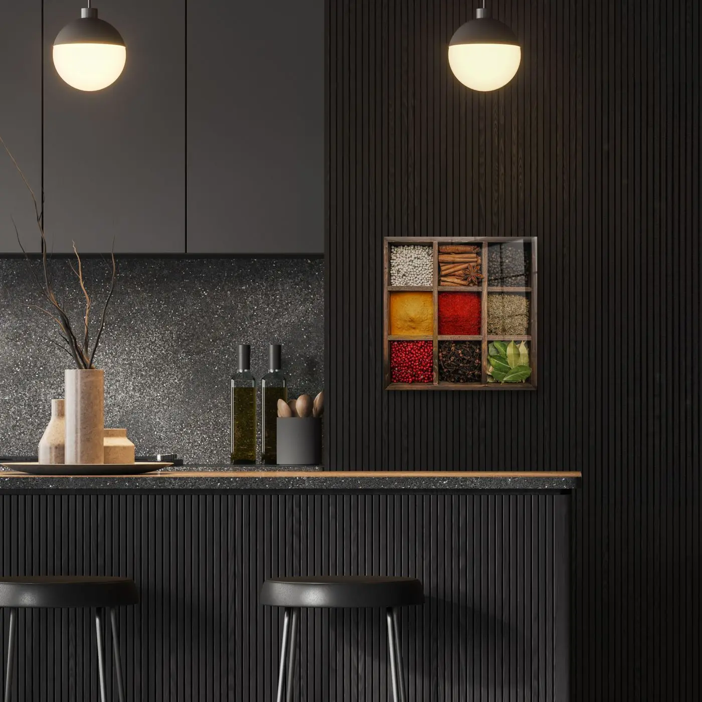 Glasbild Spices 