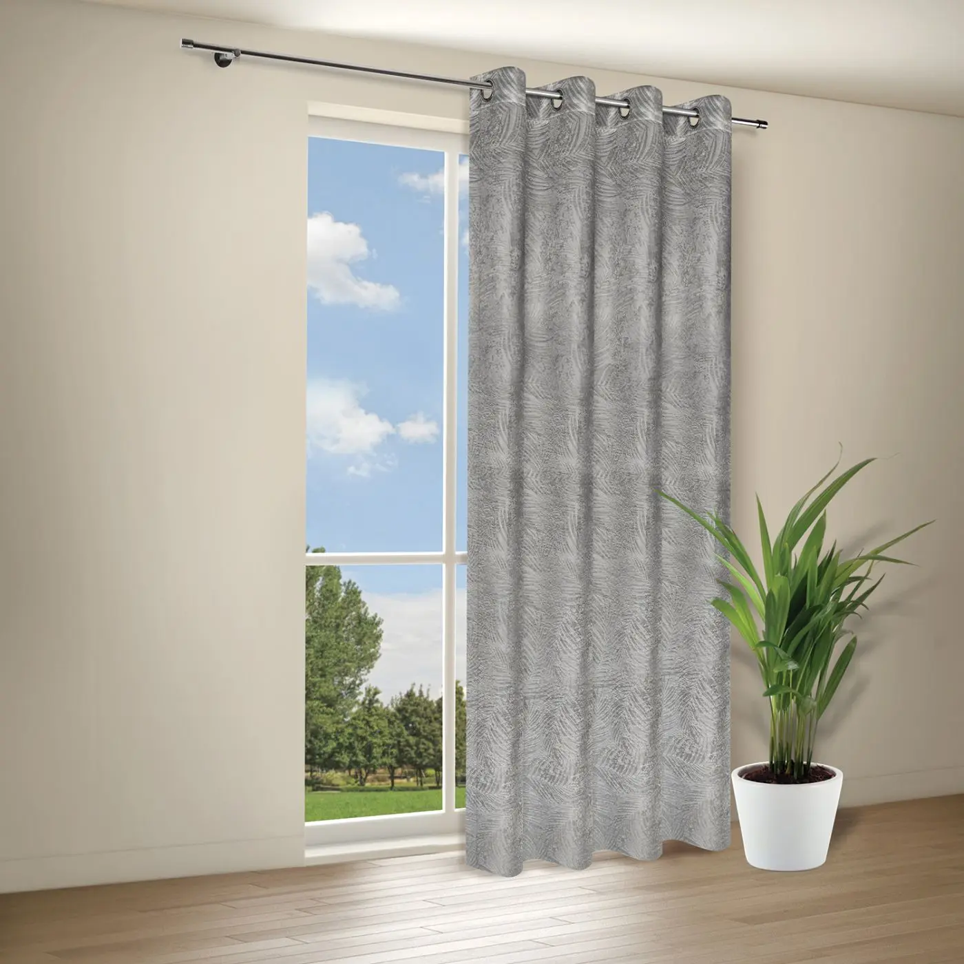 Ösenschal Fame grau