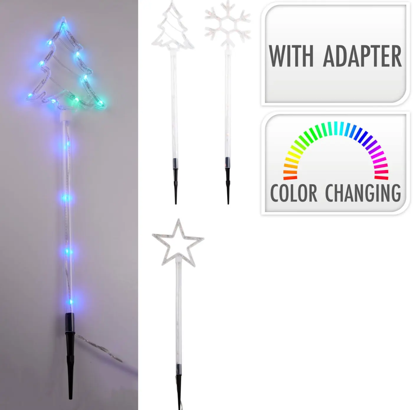 Gartenstecker Farbwechsel