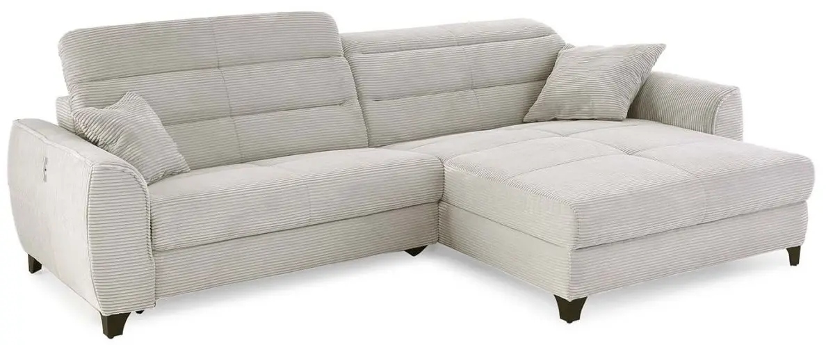 Wohnlandschaft Double-One Cord greige