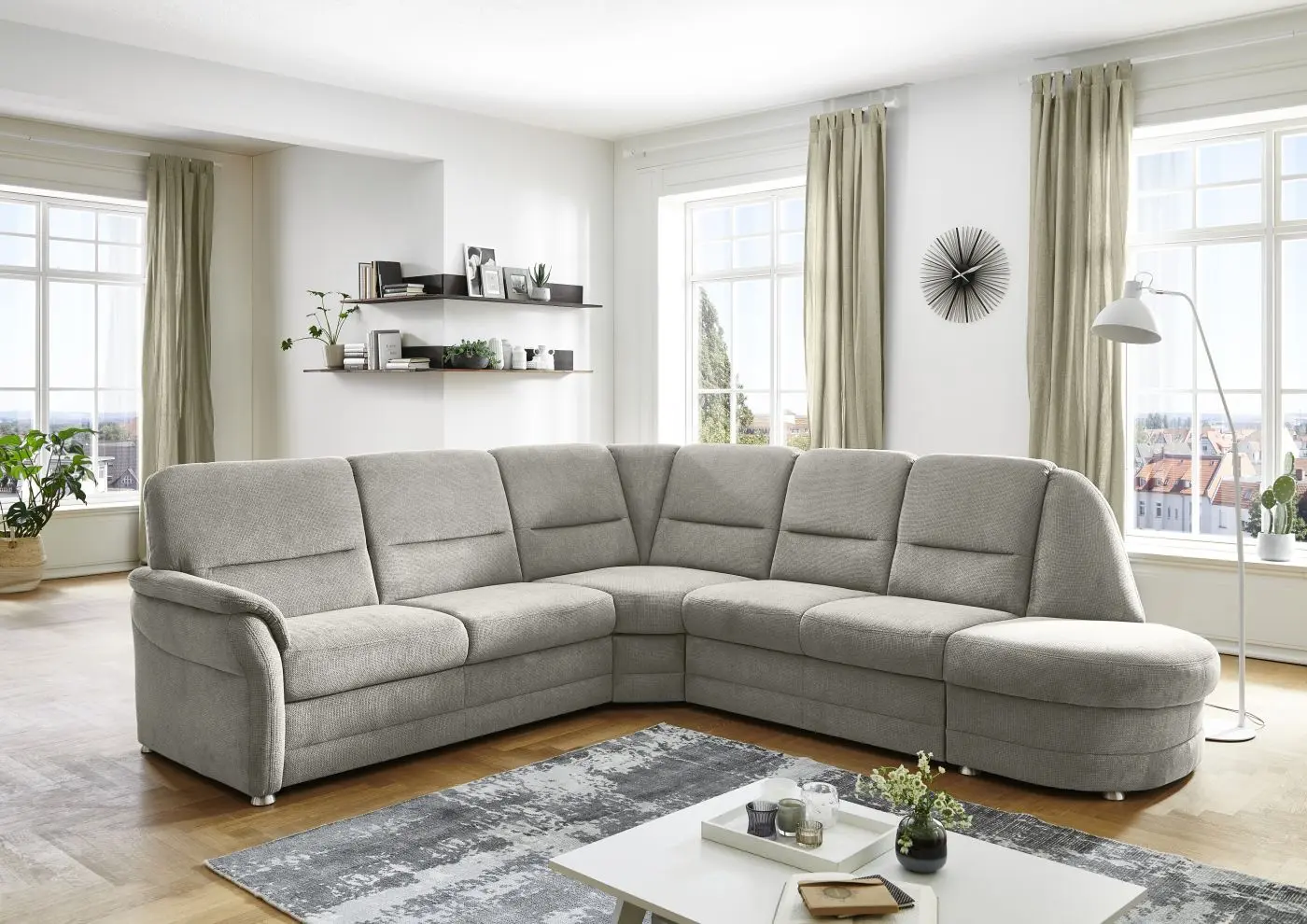 Wohnlandschaft couchliebe. LS404820 Q+ ecru Basismodell