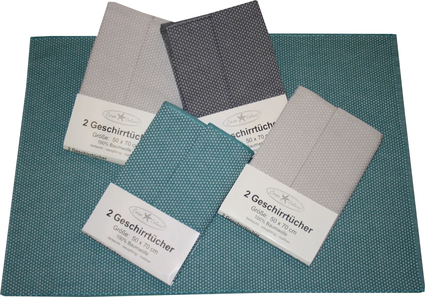 Geschirrtuch Wabe 2er-Set