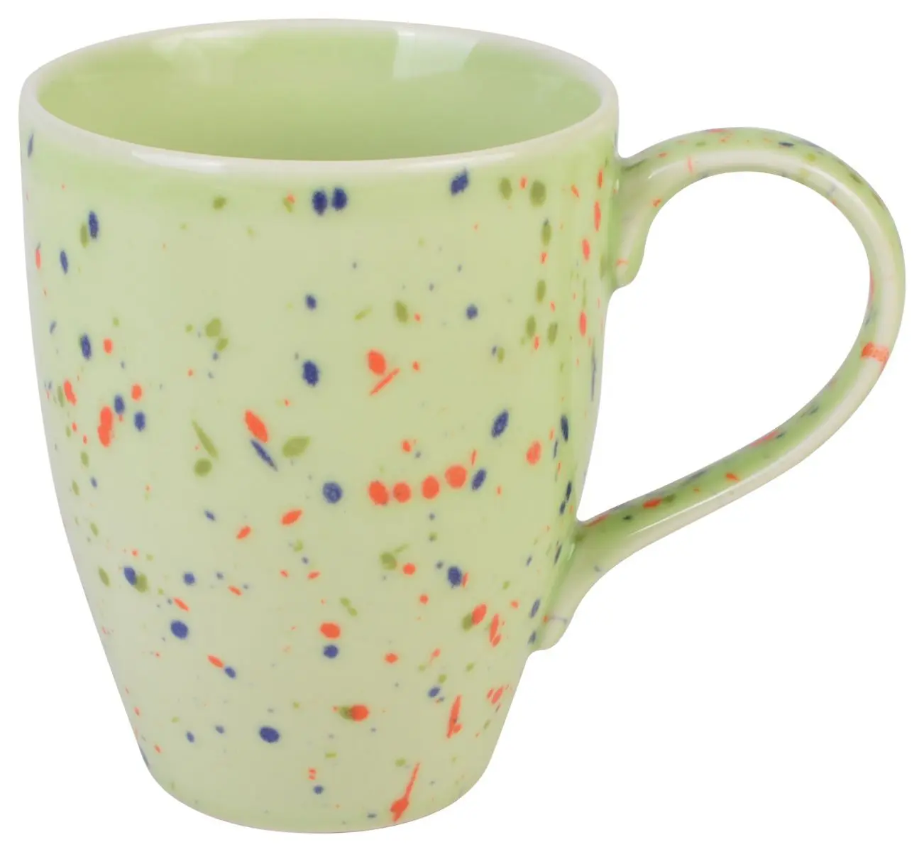 Kaffeebecher grün Confetti Dots ca. 300 ml