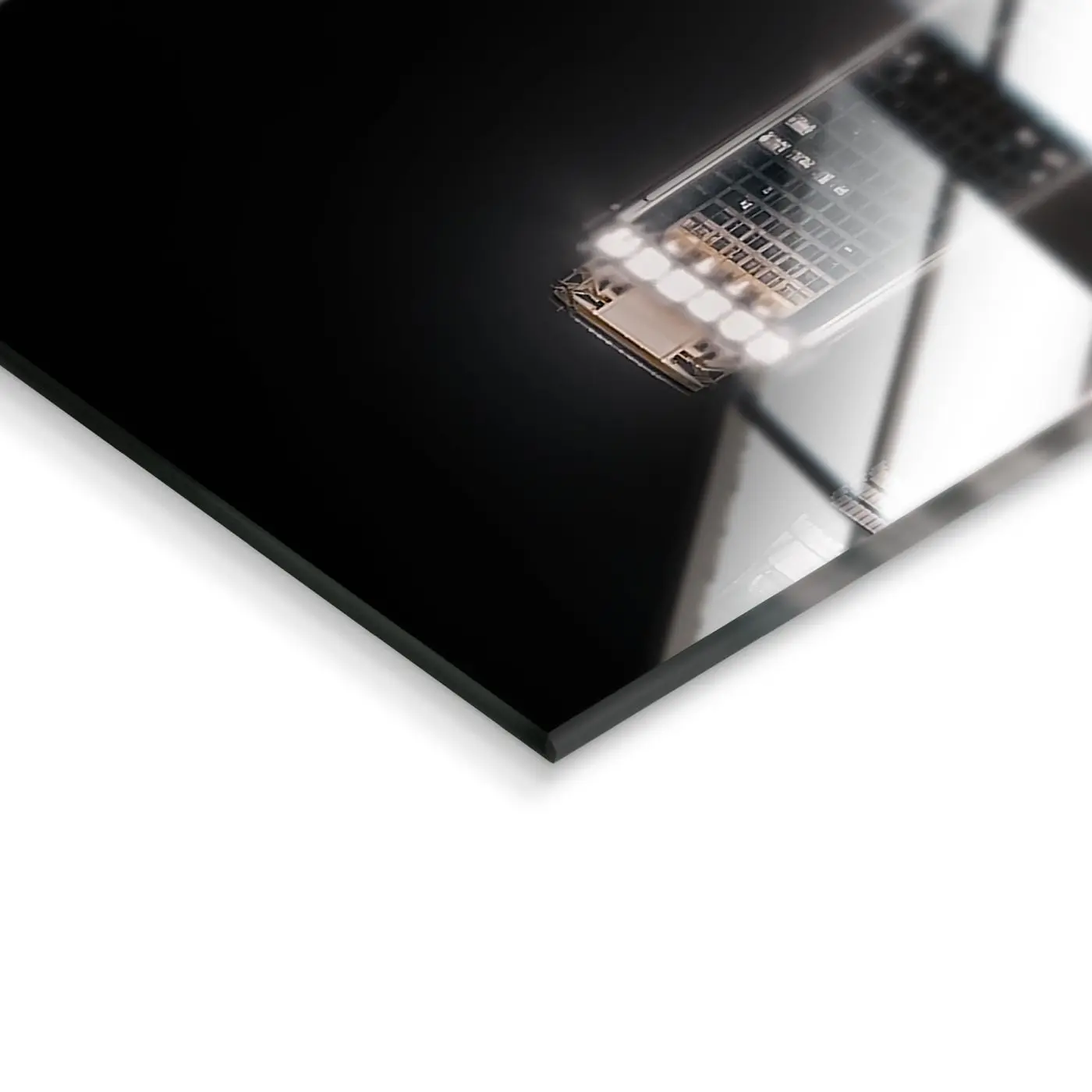 Glasbild Shining City