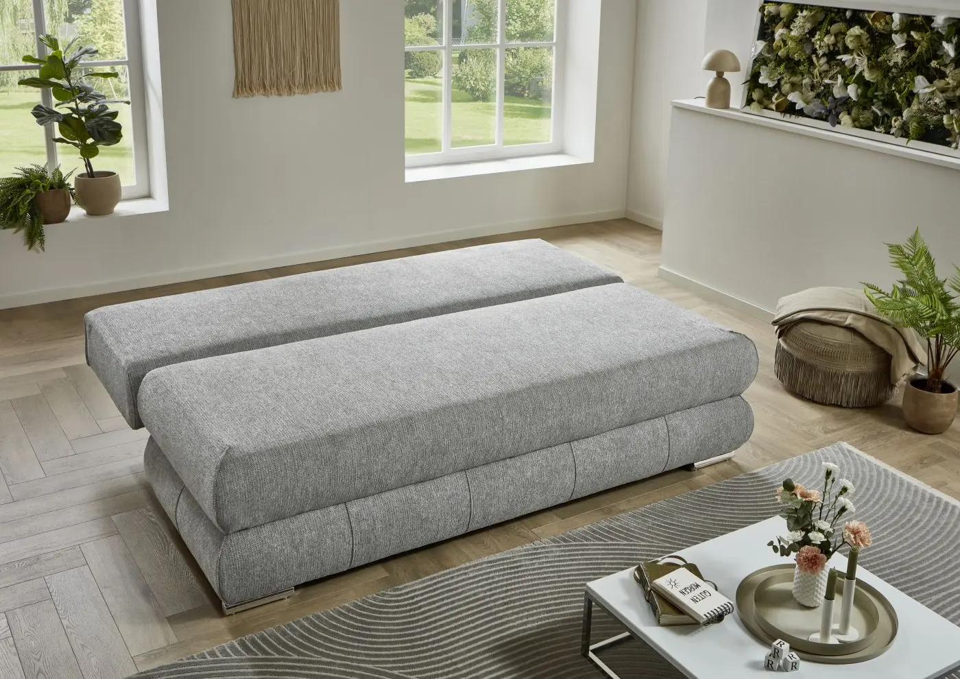 Schlafsofa Borna grau