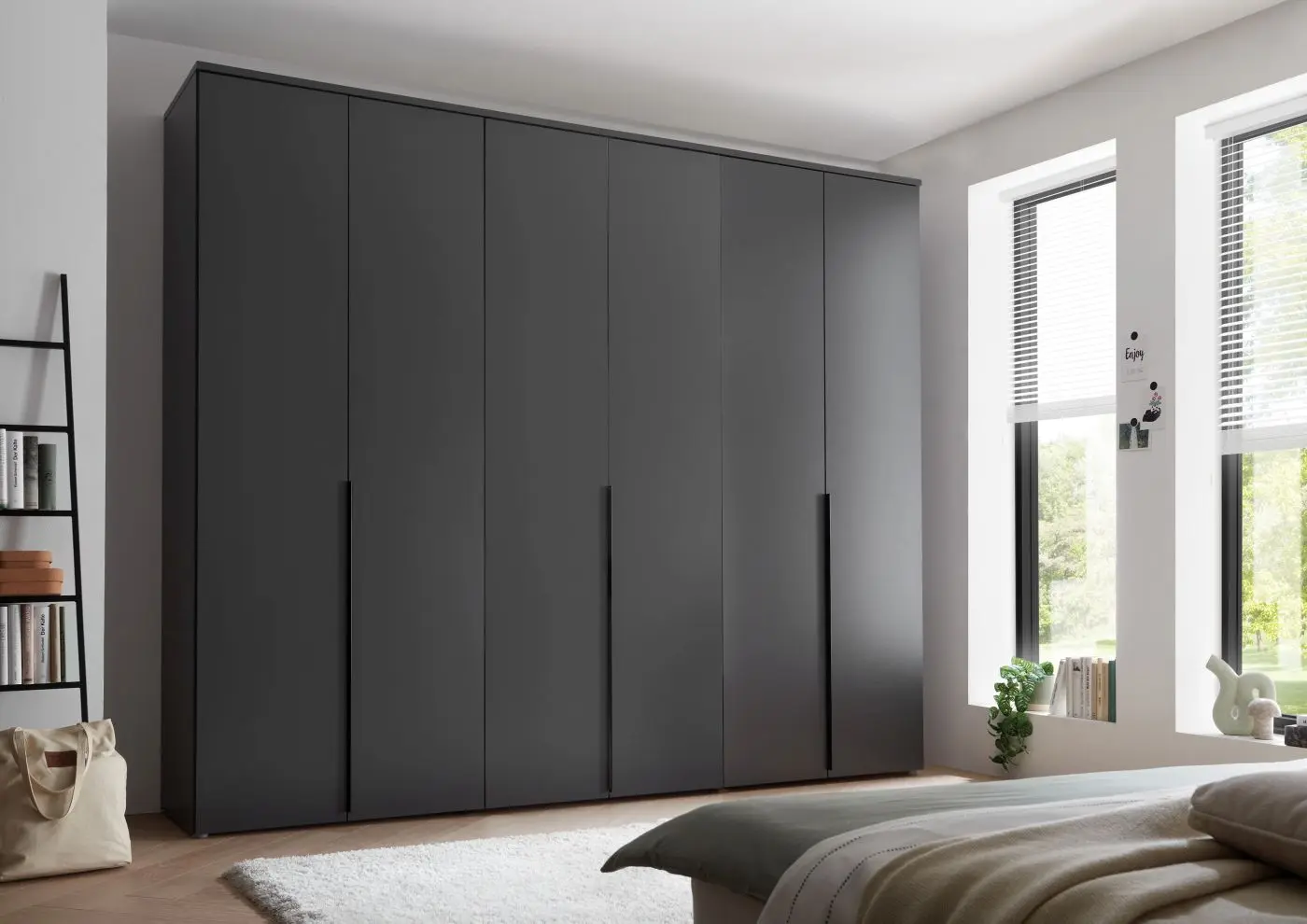Drehtürenschrank Kevo graphit