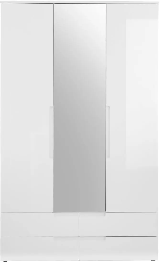 Drehtürenschrank Spice 3-türig weiß