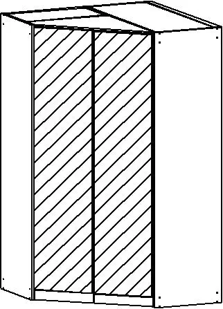 Eckschrank Celle 2-türig weiß