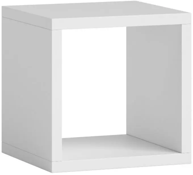 Raumteiler Style weiß mit 1 Fach