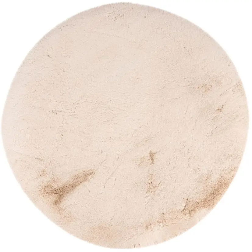 Teppich Heaven 160 cm rund beige
