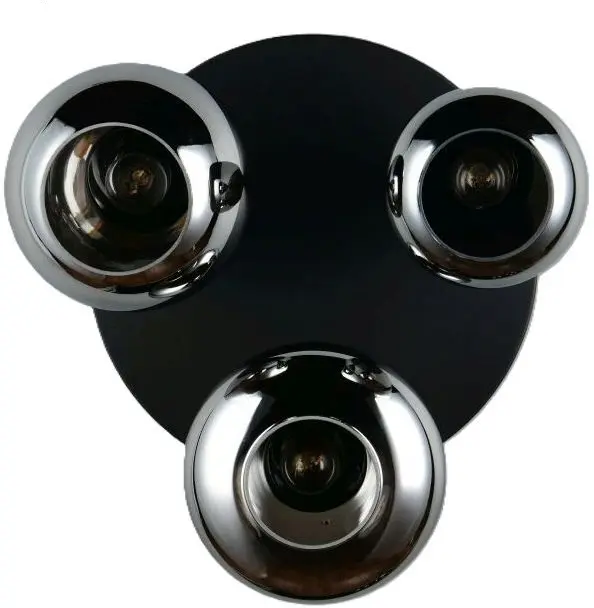 Deckenleuchte Lumina 25 x 49 cm Metall schwarz