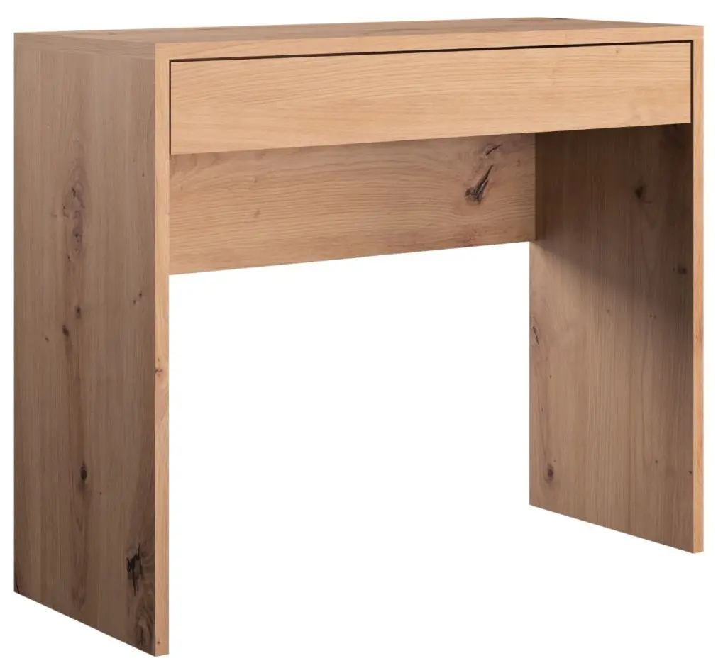 Schreibtisch Espresso 1 Schubkasten Artisan Eiche