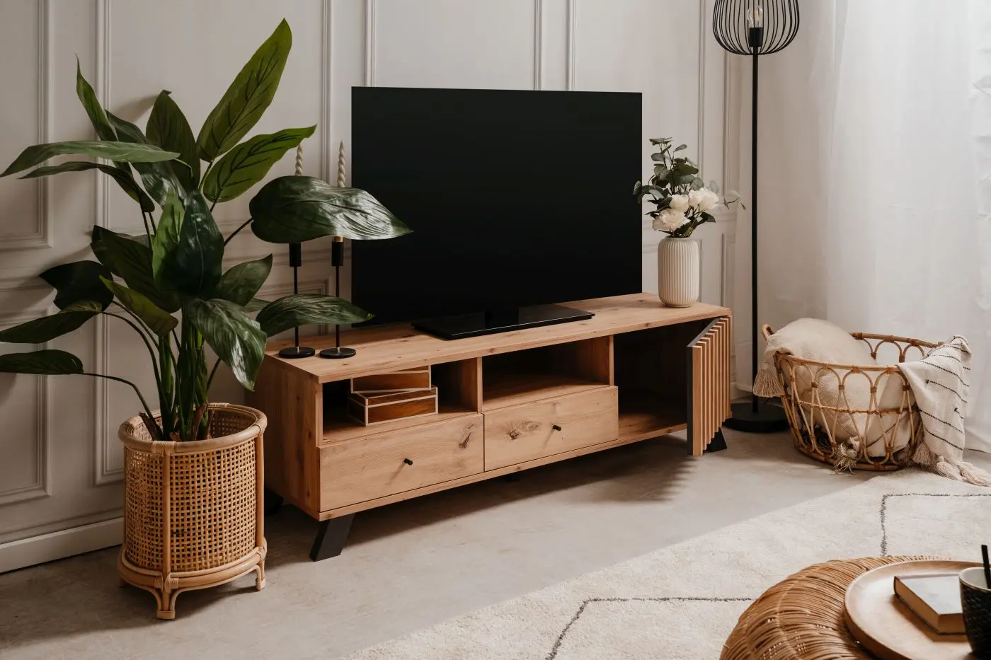 TV-Lowboard Medan Artisan Eiche/anthrazit