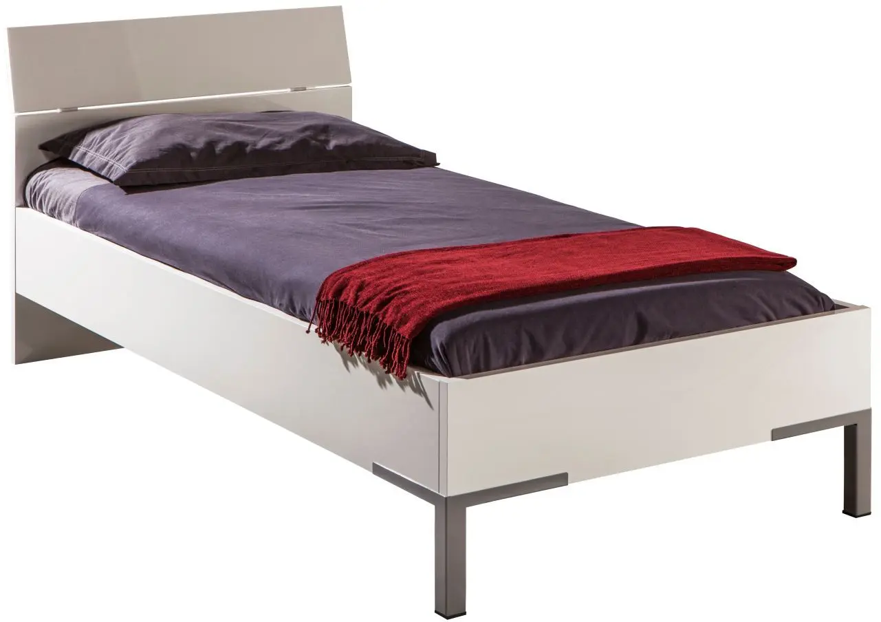 Bett Gran Pivilegio 120 x 200 cm weiß Hochglanz